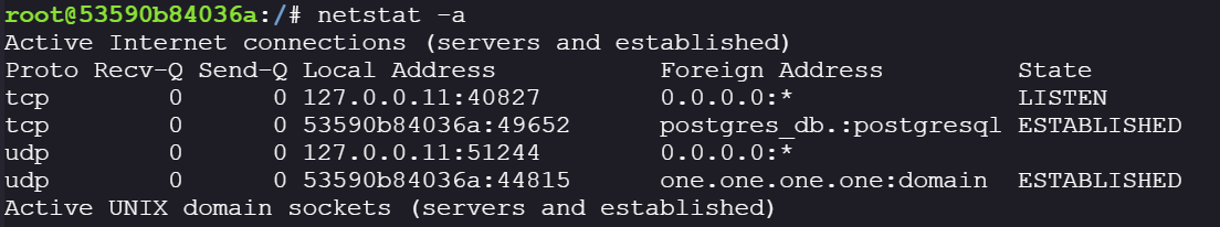 active postgres connection